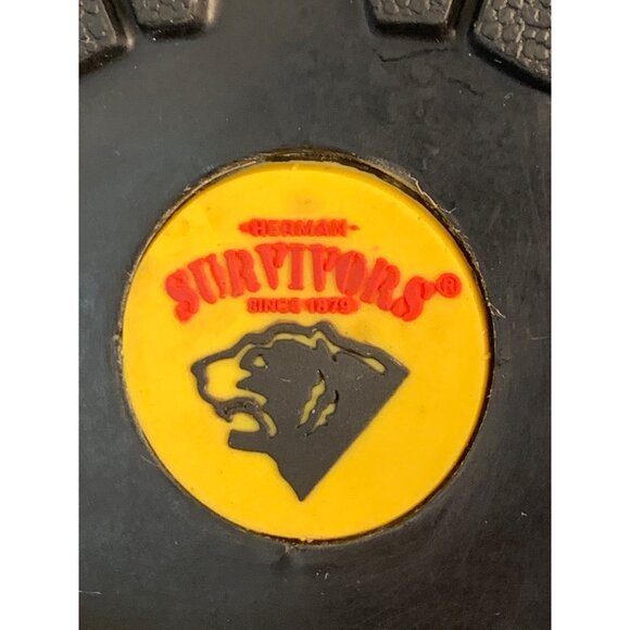 Herman Survivors 9.5 Leather Rodeo Western Work Boots NonSlip steel toe 8937 - Picture 3 of 10